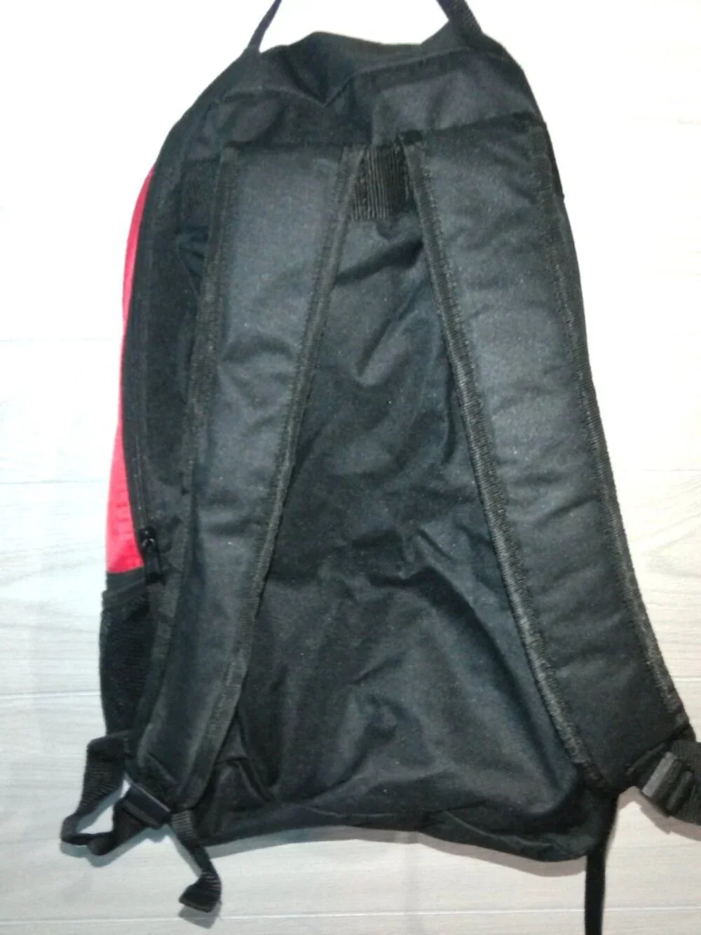 Metropack Backpack Youth School Multi-Compartment Red & Black Lightweight
